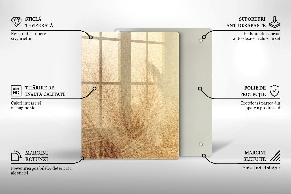 Glas Herdabdeckplatte Nüsse auf weißem Hintergrund