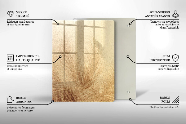 Glas Herdabdeckplatte Nüsse auf weißem Hintergrund