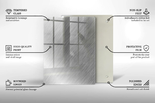 Glas Ceranfeldabdeckung Spritzschutz Dreiecksmuster