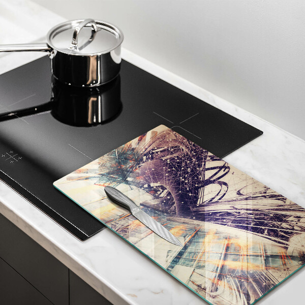 Glas Herdabdeckplatte Moderne Komposition