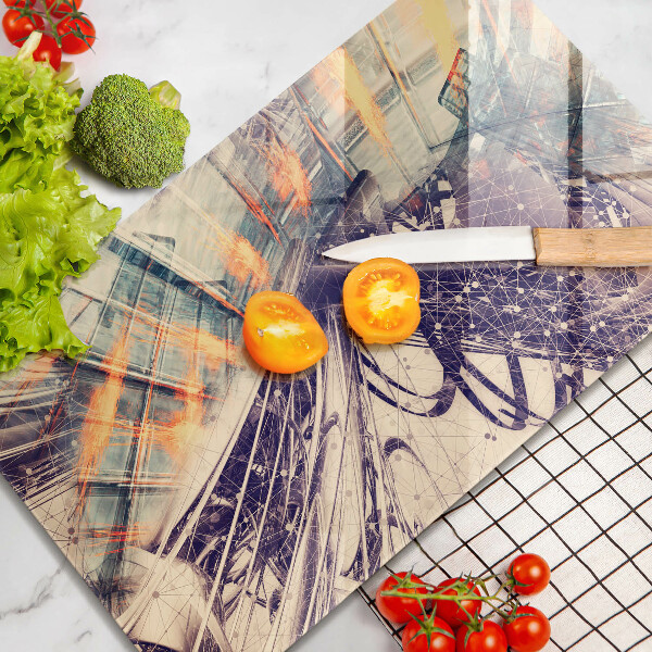 Glas Herdabdeckplatte Moderne Komposition