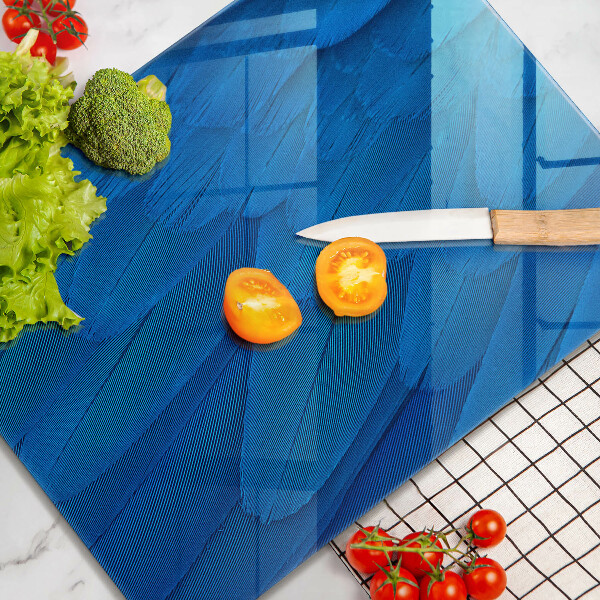 Glas Ceranfeldabdeckung Spritzschutz Vogelfedern