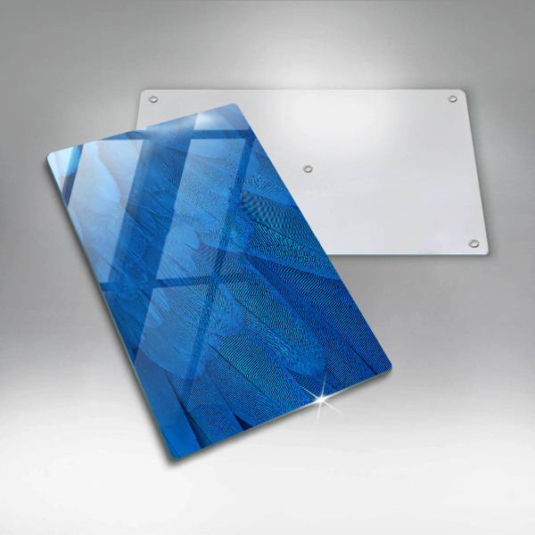 Glas Ceranfeldabdeckung Spritzschutz Vogelfedern