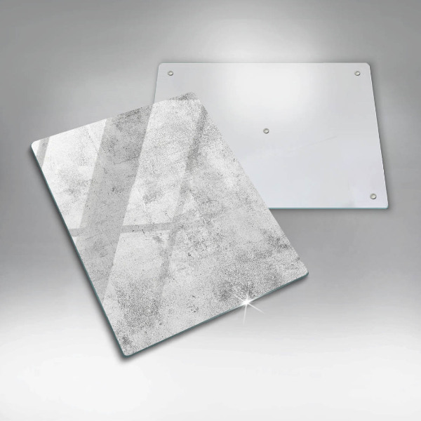 Glas Herdabdeckplatte Betonstruktur