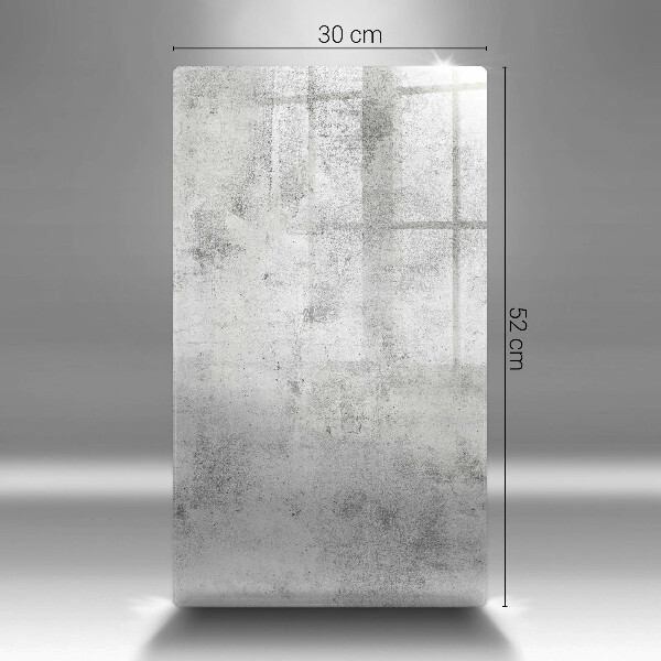 Glas Herdabdeckplatte Betonstruktur
