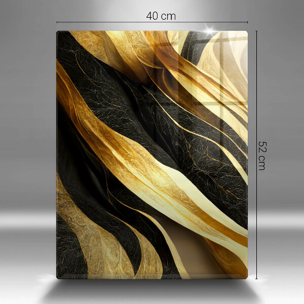 Glas Herdabdeckplatte Elegante Abstraktion