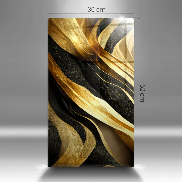 Glas Herdabdeckplatte Elegante Abstraktion