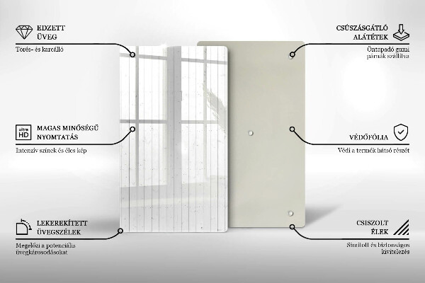 Glas Herdabdeckplatte Moderne helle Tafeln