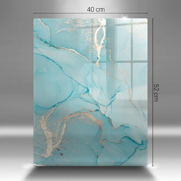 Glas Herdabdeckplatte Steinabstraktion