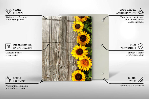 Glas Herdabdeckplatte Baumstämme