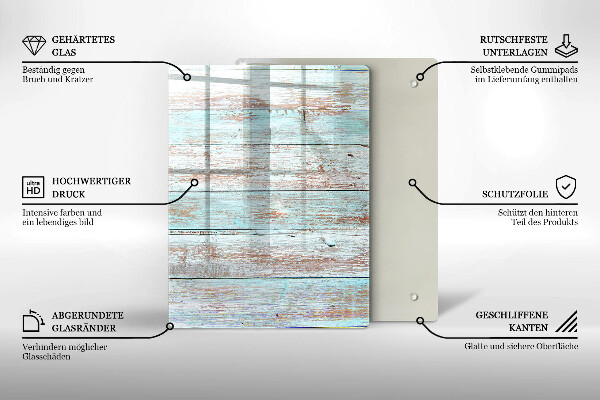 Glas Herdabdeckplatte Moderne Abstraktion