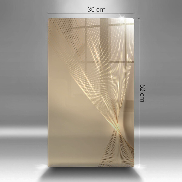 Glas Herdabdeckplatte Moderne Abstraktion