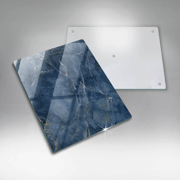 Glas Ceranfeldabdeckung Spritzschutz Marmorsteinstruktur