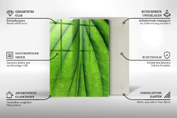 Glas Ceranfeldabdeckung Spritzschutz Marmorsteinstruktur