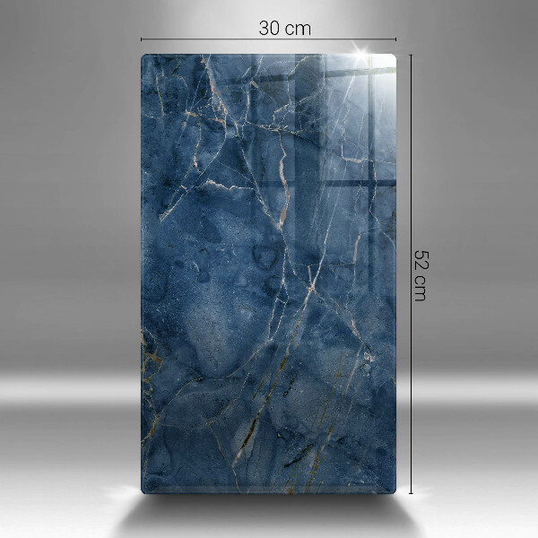 Glas Ceranfeldabdeckung Spritzschutz Marmorsteinstruktur