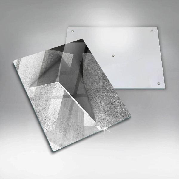 Glas Ceranfeldabdeckung Spritzschutz Konkrete Abstraktion