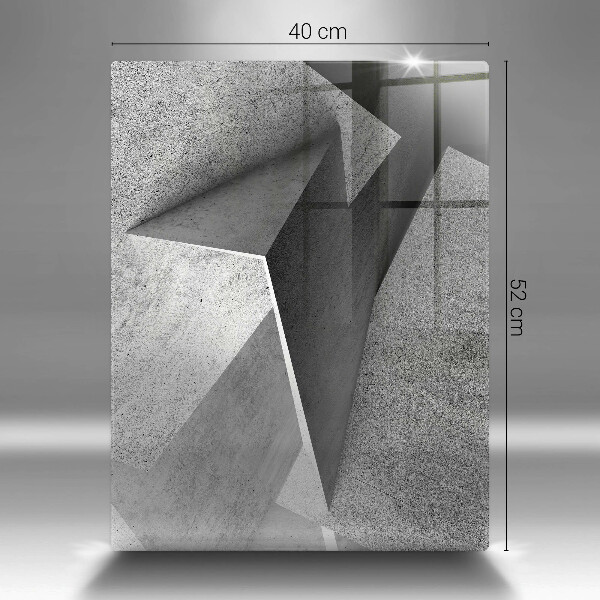 Glas Ceranfeldabdeckung Spritzschutz Konkrete Abstraktion