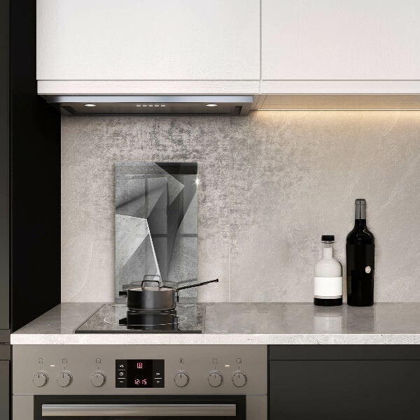 Glas Ceranfeldabdeckung Spritzschutz Konkrete Abstraktion