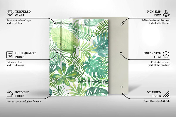 Glas Ceranfeldabdeckung Spritzschutz Strandufer und Meer