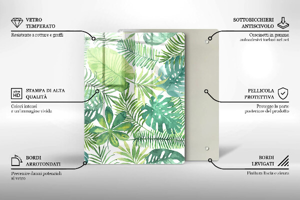 Glas Ceranfeldabdeckung Spritzschutz Strandufer und Meer