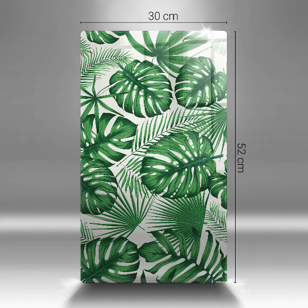 Glas Ceranfeldabdeckung Spritzschutz Monstera geht