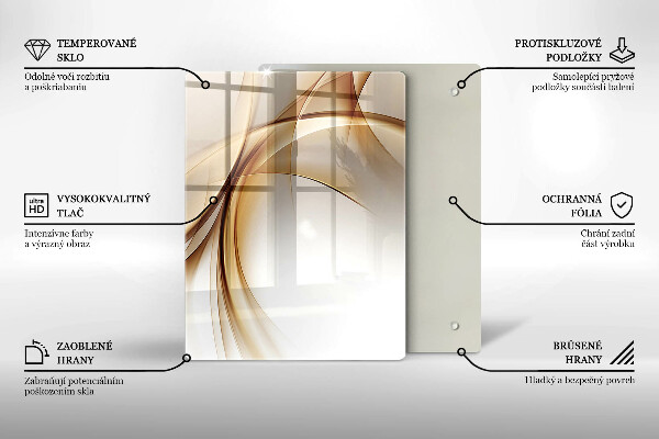 Glas Ceranfeldabdeckung Spritzschutz Frühlingsrosa Blumen