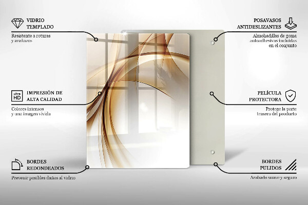 Glas Ceranfeldabdeckung Spritzschutz Frühlingsrosa Blumen