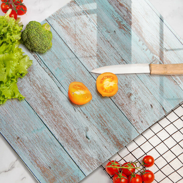 Glas Ceranfeldabdeckung Spritzschutz Alte Vintage-Bretter