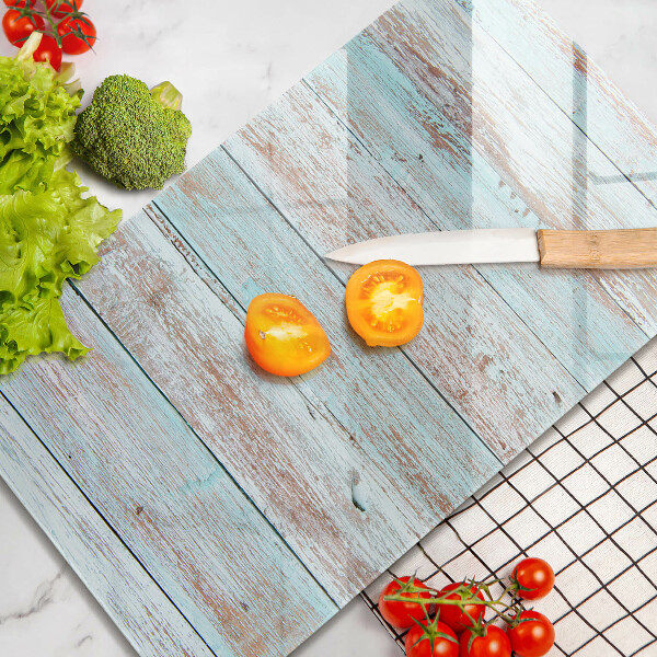 Glas Ceranfeldabdeckung Spritzschutz Alte Vintage-Bretter