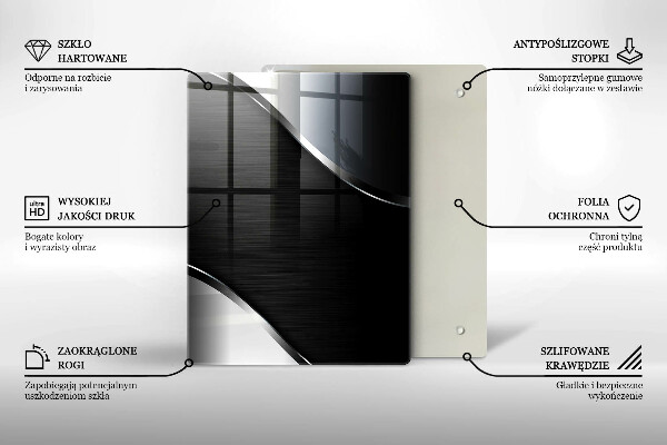 Glas Ceranfeldabdeckung Spritzschutz Alte Holzbretter