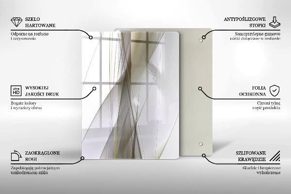 Glas Ceranfeldabdeckung Spritzschutz Strukturabstraktionshintergrund