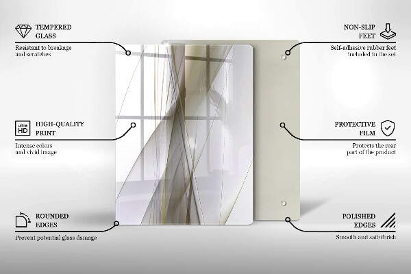 Glas Ceranfeldabdeckung Spritzschutz Strukturabstraktionshintergrund