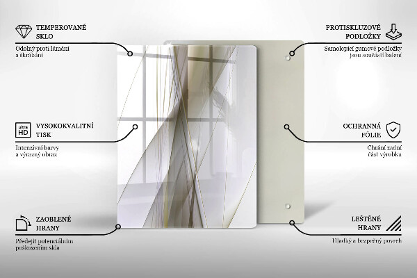 Glas Ceranfeldabdeckung Spritzschutz Strukturabstraktionshintergrund