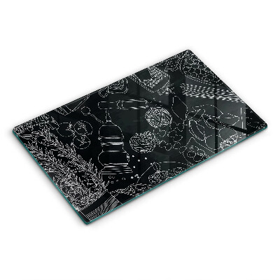 Glas Herdabdeckplatte Küchenzubehör