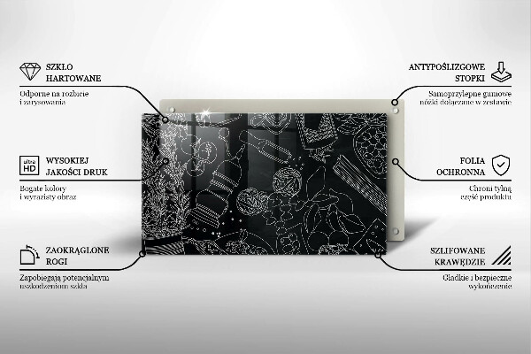 Glas Herdabdeckplatte Küchenzubehör