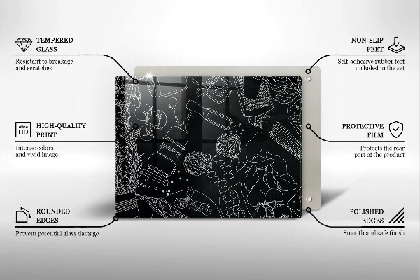 Glas Herdabdeckplatte Küchenzubehör