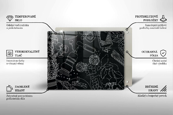 Glas Herdabdeckplatte Küchenzubehör