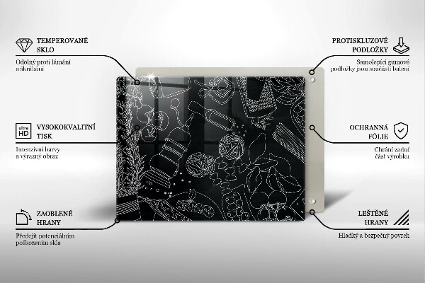 Glas Herdabdeckplatte Küchenzubehör