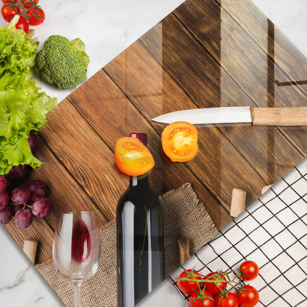 Glas Herdabdeckplatte Eine Flasche Rotwein