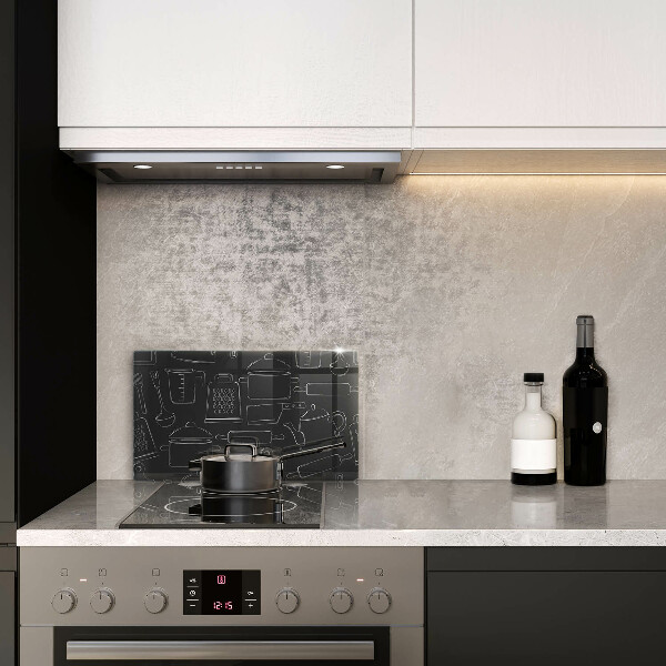 Glas Herdabdeckplatte Cartoon-Küchenzubehör