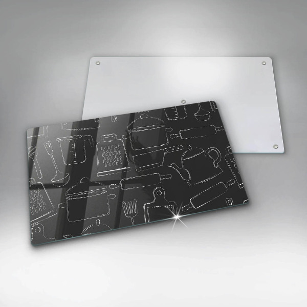 Glas Herdabdeckplatte Cartoon-Küchenzubehör