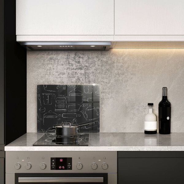 Glas Herdabdeckplatte Cartoon-Küchenzubehör