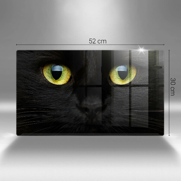 Glas Herdabdeckplatte Tierische Katzenaugen