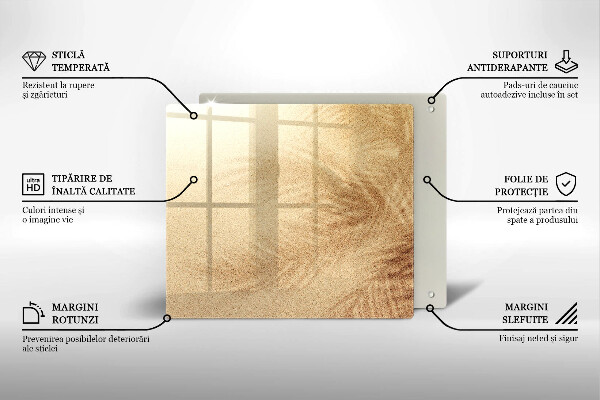 Glas Ceranfeldabdeckung Strandsandurlaub