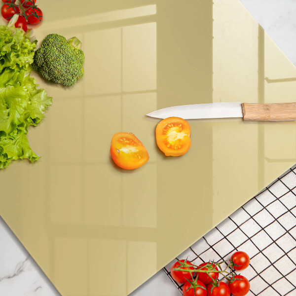 Glas Ceranfeldabdeckung Gelb