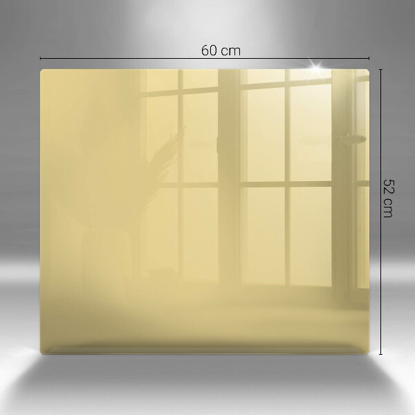 Glas Ceranfeldabdeckung Gelb