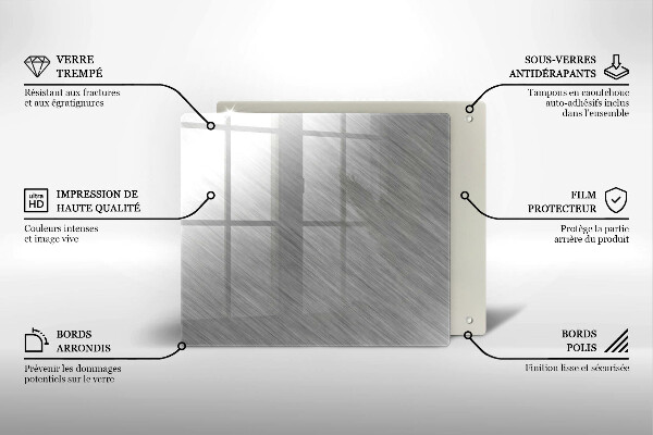 Glas Herdabdeckplatte Metallbeschaffenheitshintergrund