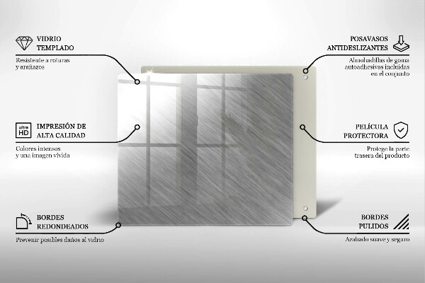 Glas Herdabdeckplatte Metallbeschaffenheitshintergrund