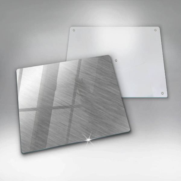 Glas Herdabdeckplatte Metallbeschaffenheitshintergrund