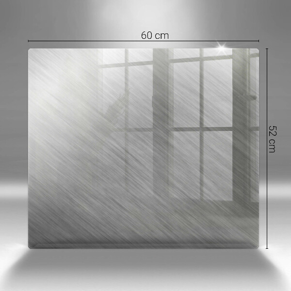 Glas Herdabdeckplatte Metallbeschaffenheitshintergrund